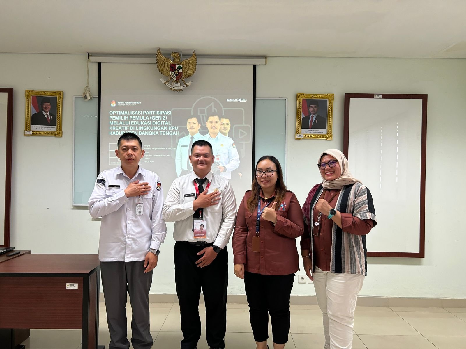 Aktualisasi Edukasi Digital Tingkatkan Partisipasi Pemilih Gen Z di KPU Bangka Tengah