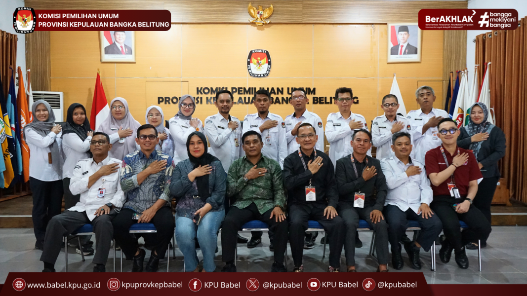KPU BABEL PAPARKAN KINERJA PPID DALAM VISITASI MONEV KETERBUKAAN INFORMASI PUBLIK 2026