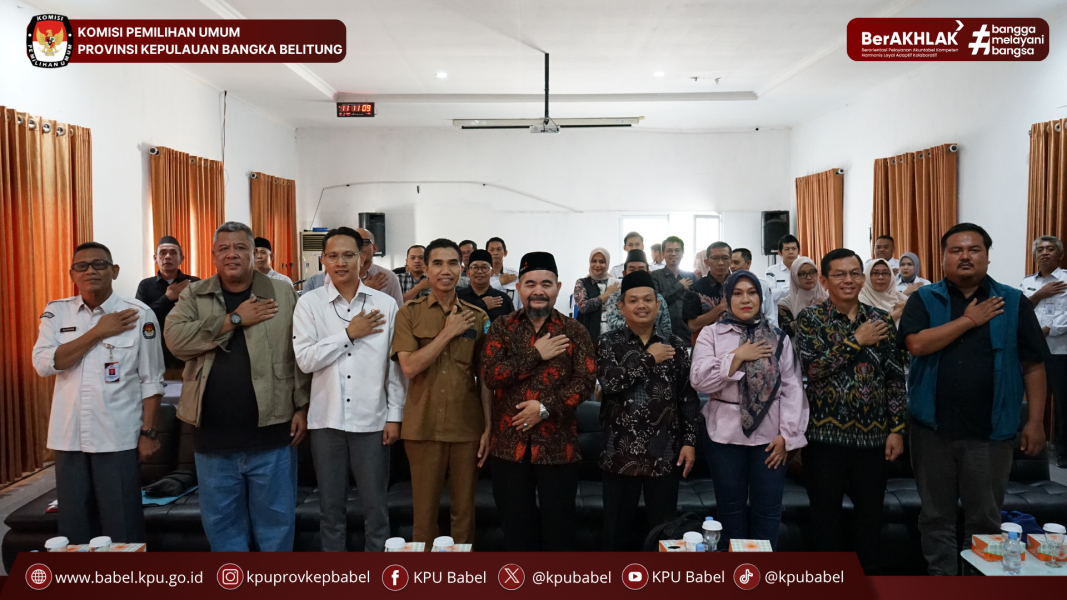 KPU BABEL HIMPUN MASUKAN PUBLIK DEMI PELAYANAN YANG LEBIH BERKUALITAS