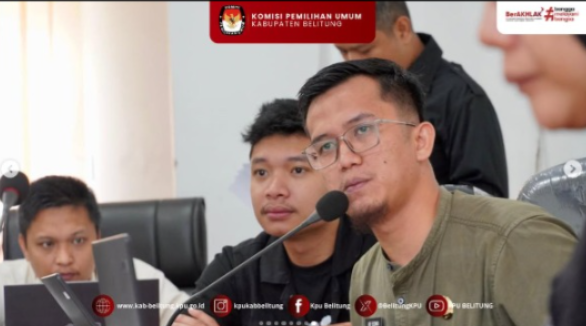 Kegiatan berbagi pengetahuan Teknis Penyusunan Keputusan di Lingkungan KPU Kabupaten Belitung