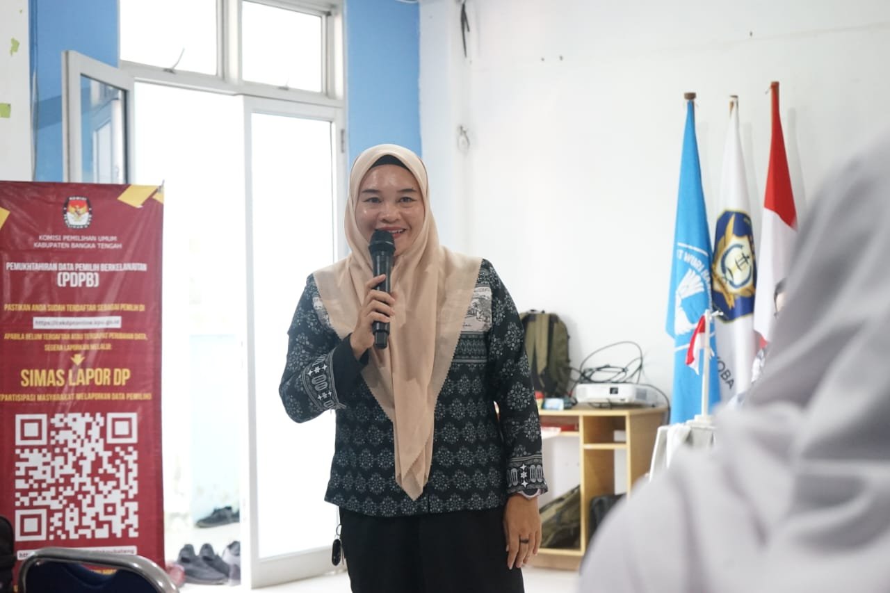 KPU Kabupaten Bangka Tengah Dekatkan Demokrasi ke Sekolah Lewat Program Simas Lapor DP