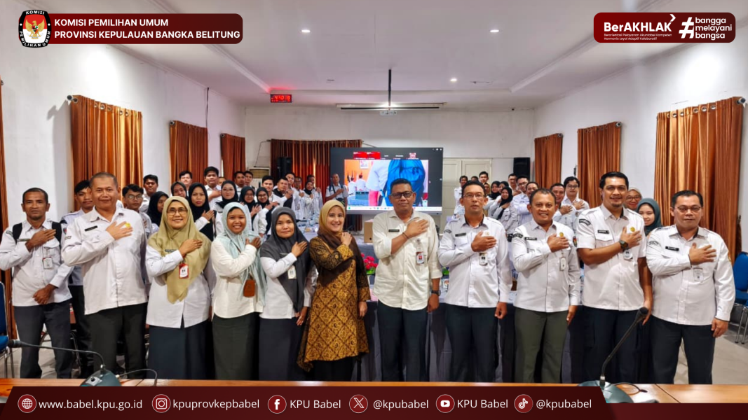 KPU BABEL GELAR BIMTEK PENGELOLAAN ARSIP DINAMIS BAGI KPU PROVINSI DAN KABUPATEN/KOTA SE-BANGKA BELITUNG