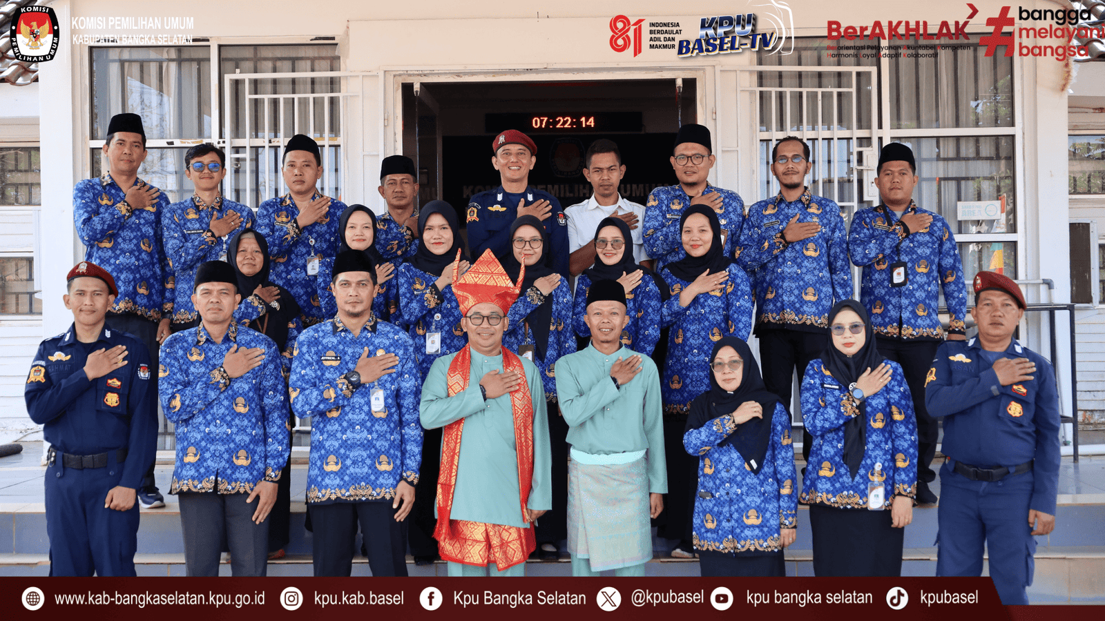 KPU Bangka Selatan Peringati HUT Ke-81 Kemerdekaan RI, Tegaskan Semangat Integritas dan Profesionalitas