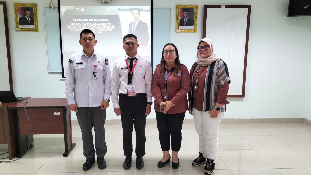 Optimalisasi Pembuatan SPPD melalui Sistem Aplikasi Terintegrasi sebagai Langkah Awal Digitalisasi Administrasi di KPU Kabupaten Bangka Tengah