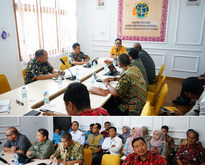 MENGHADIRI RAPAT KOORDINASI PELAKSANAAN INVENTARISASI DATA TANAH INSTANSI PEMERINTAH TAHUN 2025