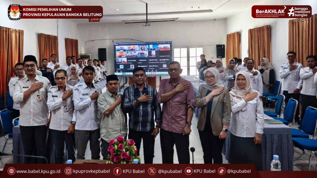 KPU BABEL GELAR SOSIALISASI PEDOMAN PENCEGAHAN KEKERASAN SEKSUAL BAGI JAJARAN KPU SE-BANGKA BELITUNG