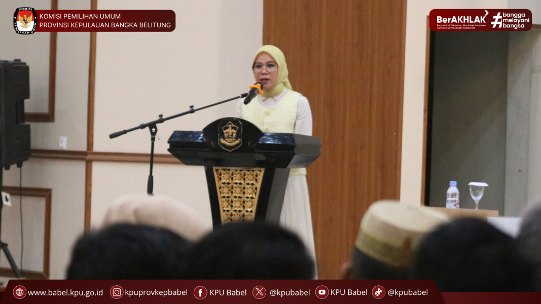 RAPAT PLENO TERBUKA PENETAPAN PASANGAN CALON BUPATI DAN WAKIL BUPATI TERPILIH KABUPATEN BANGKA DALAM PEMILIHAN ULANG TAHUN 2025