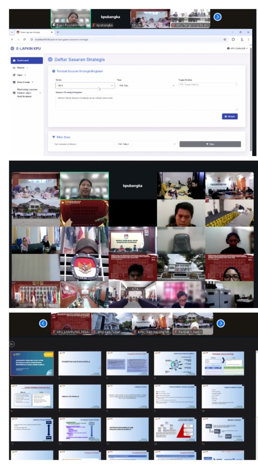 BIMBINGAN TEKNIS TATA CARA PENGINPUTAN E-LAPKIN